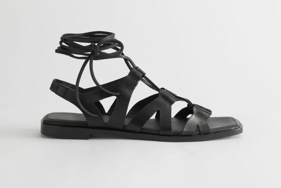 Leather Gladiator Sandal: Womens sandals