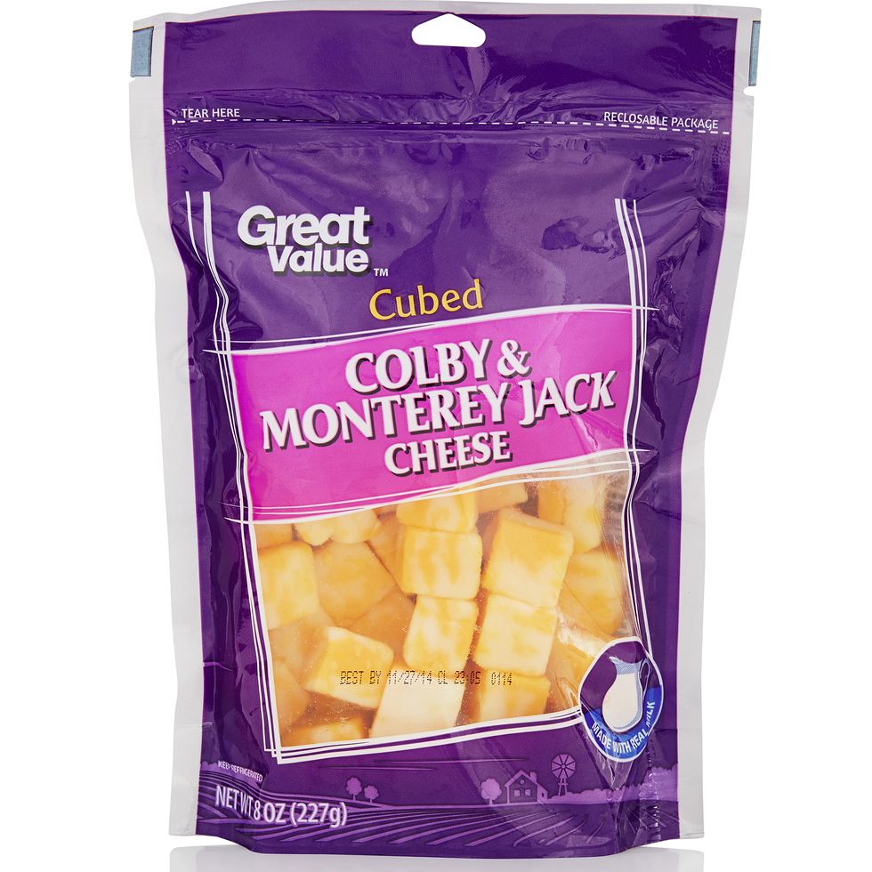 Great Value Cubed Colby & Monterey Jack Cheese