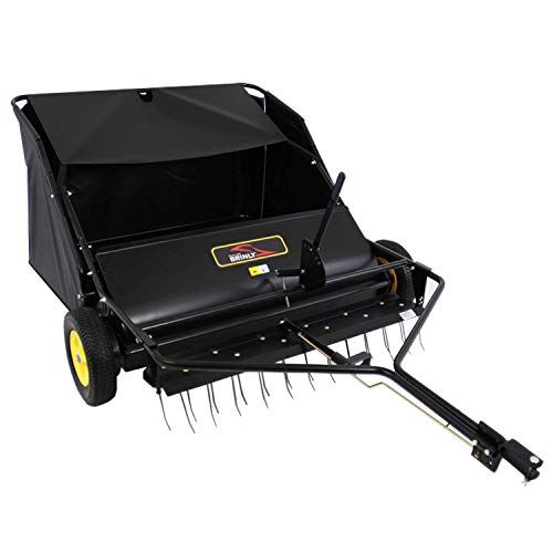 Leaf rake discount pull behind mower