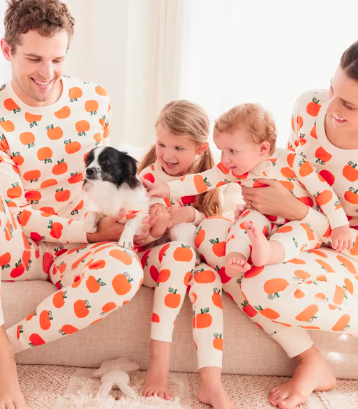 Jack O'Lantern Matching Family Pajamas