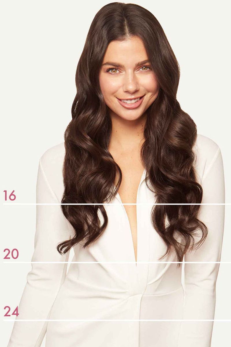 20" Classic Chocolate Brown Clip-Ins (160g)