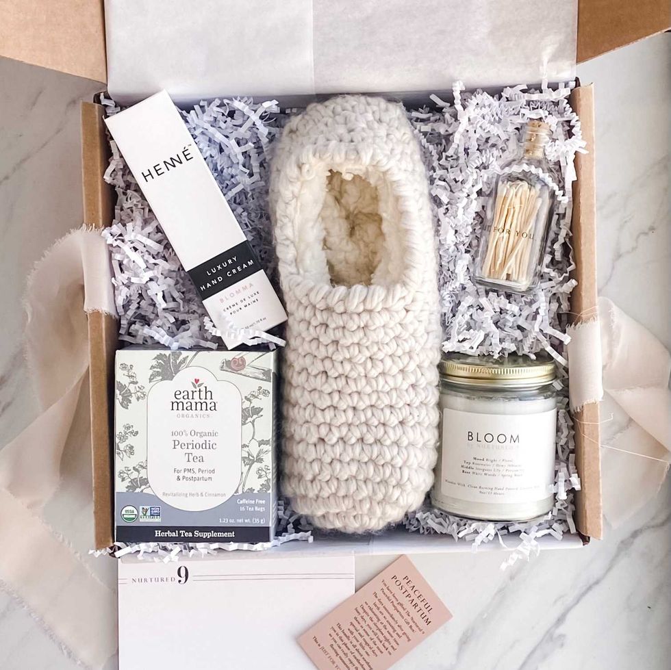 New Mom Gifts for Women - Mom Est. 2023 Spa Gifts Basket for Women w/ 12 oz