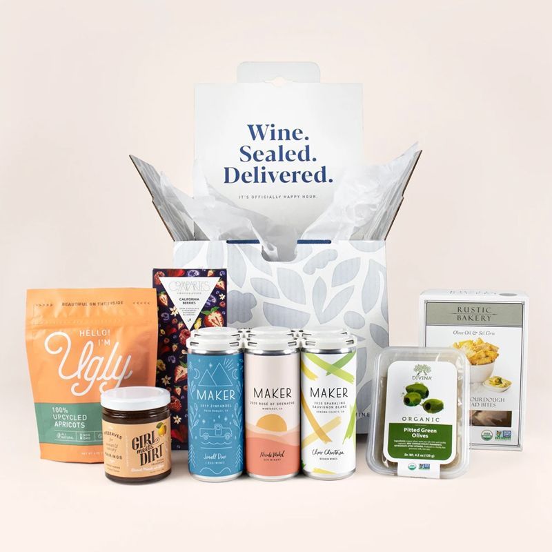 Wine and Gourmet Snack Pack