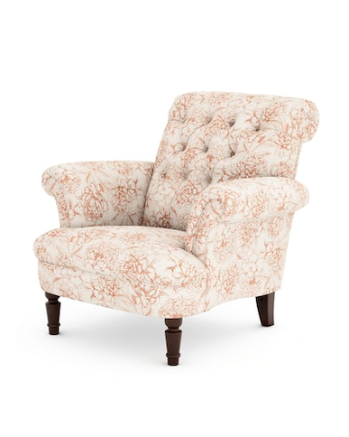 Country Living Tarland Rust Accent Chair