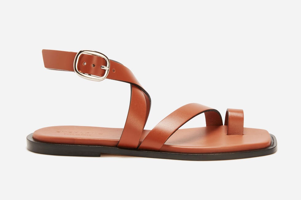 The Italian Leather Wrap Sandal: Womens sandals