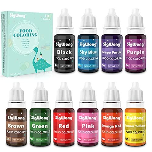 Concentrated Liquid Food Colouring Set