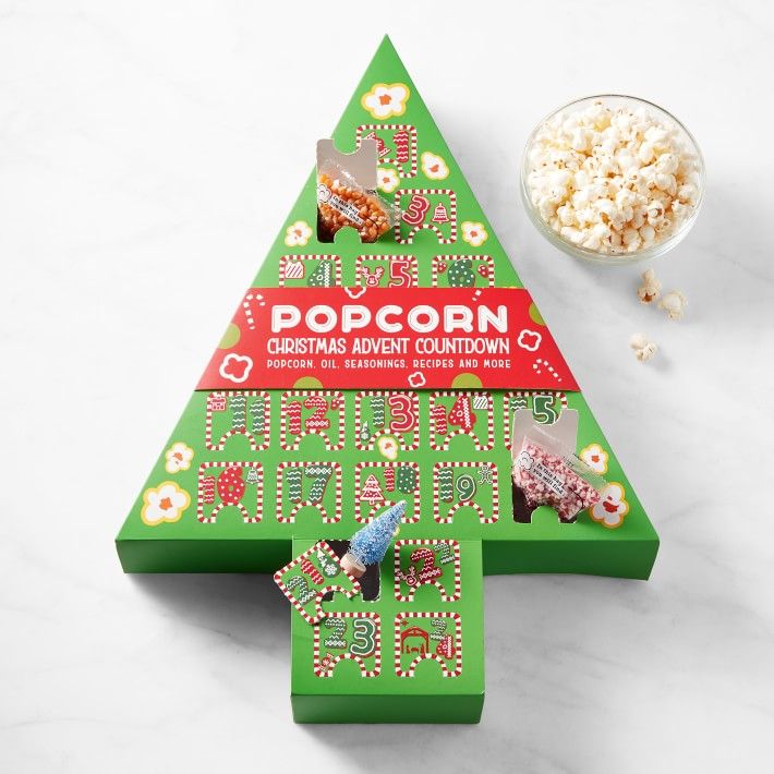 Christmas Popcorn Advent Calendar