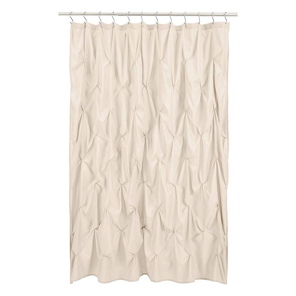 Pinched Pleat Bathroom Shower Curtain