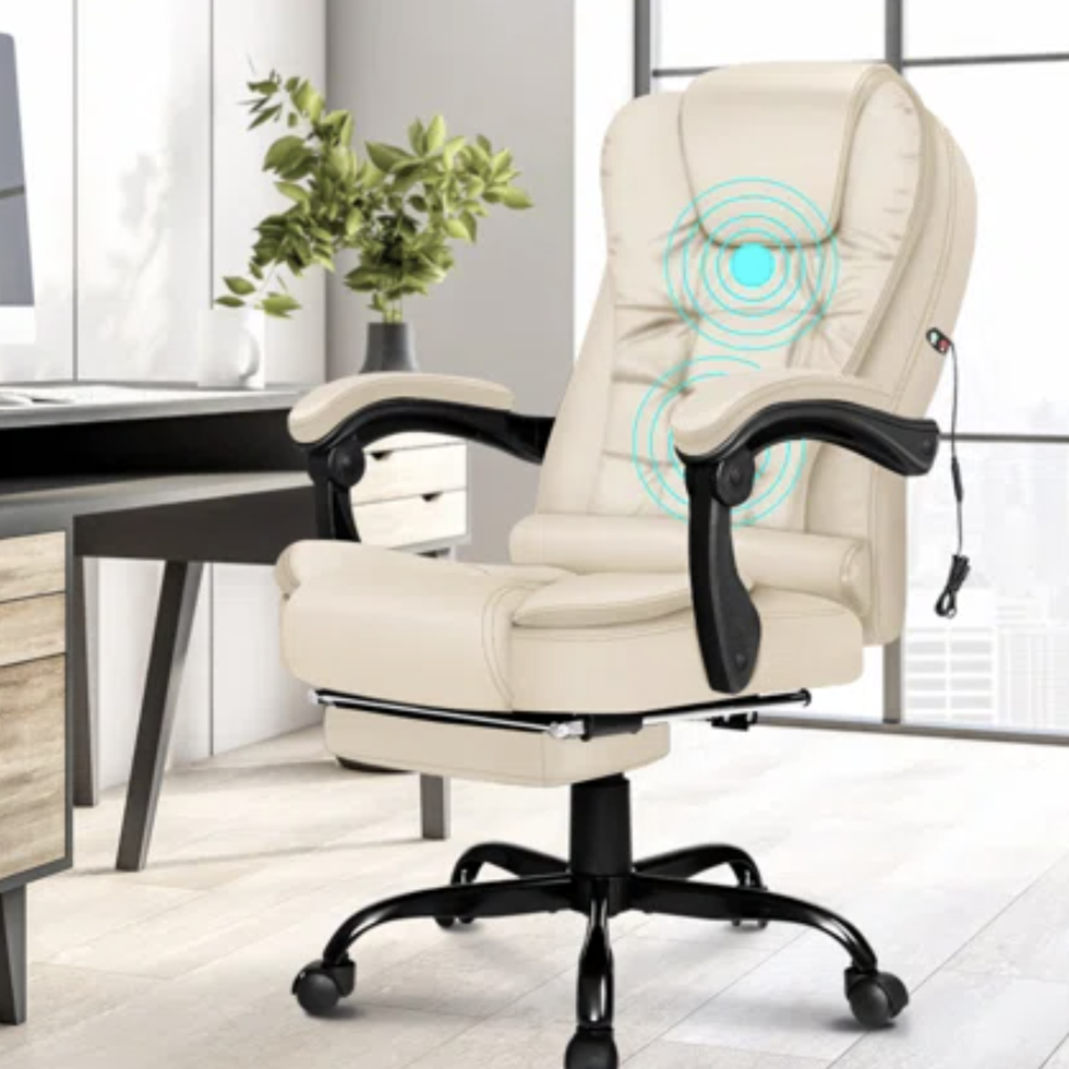 Best gaming chair: Massage Office Chair With Footrest 