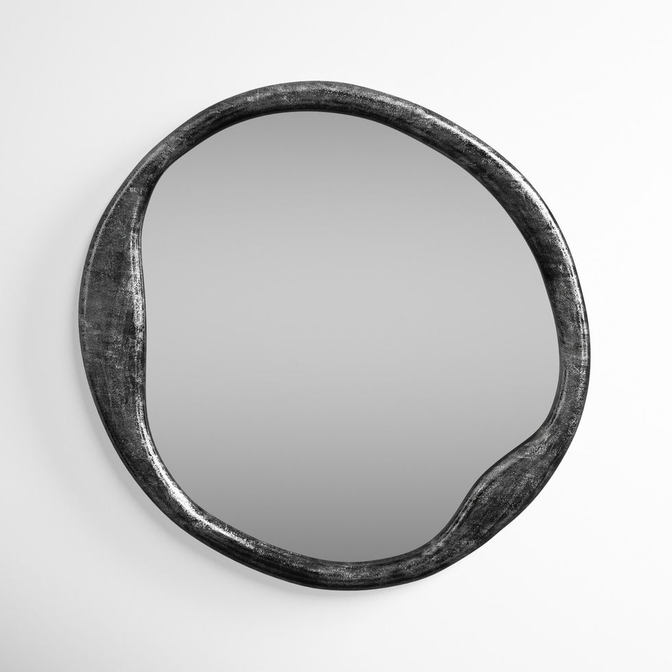 Samos Round Metal Wall Mirror