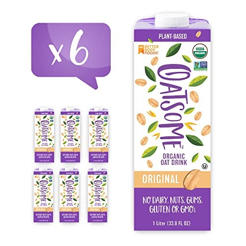 Oatsome Organic Oat Milk, 6-Pack