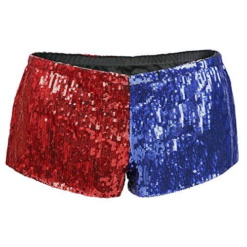 Red and Blue Shorts