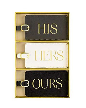 His, Hers, Ours Luggage Tag Set