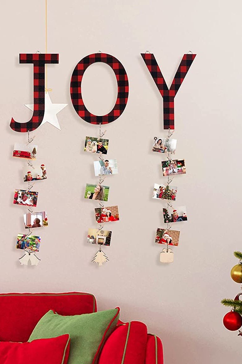 Joy Christmas Card Holder