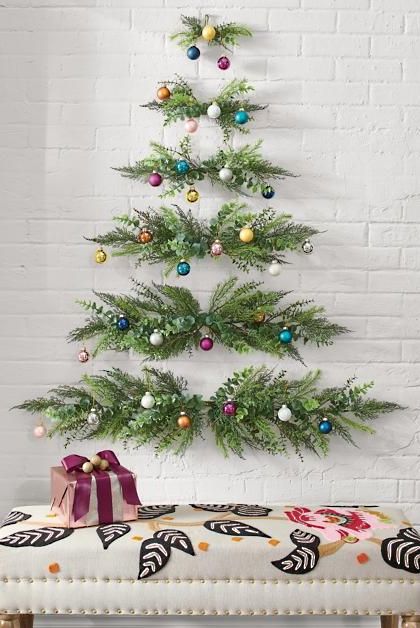 Wall Hanging Tree Christmas Card Holder
