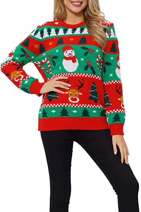 Funny Christmas Tree Pullover Sweater