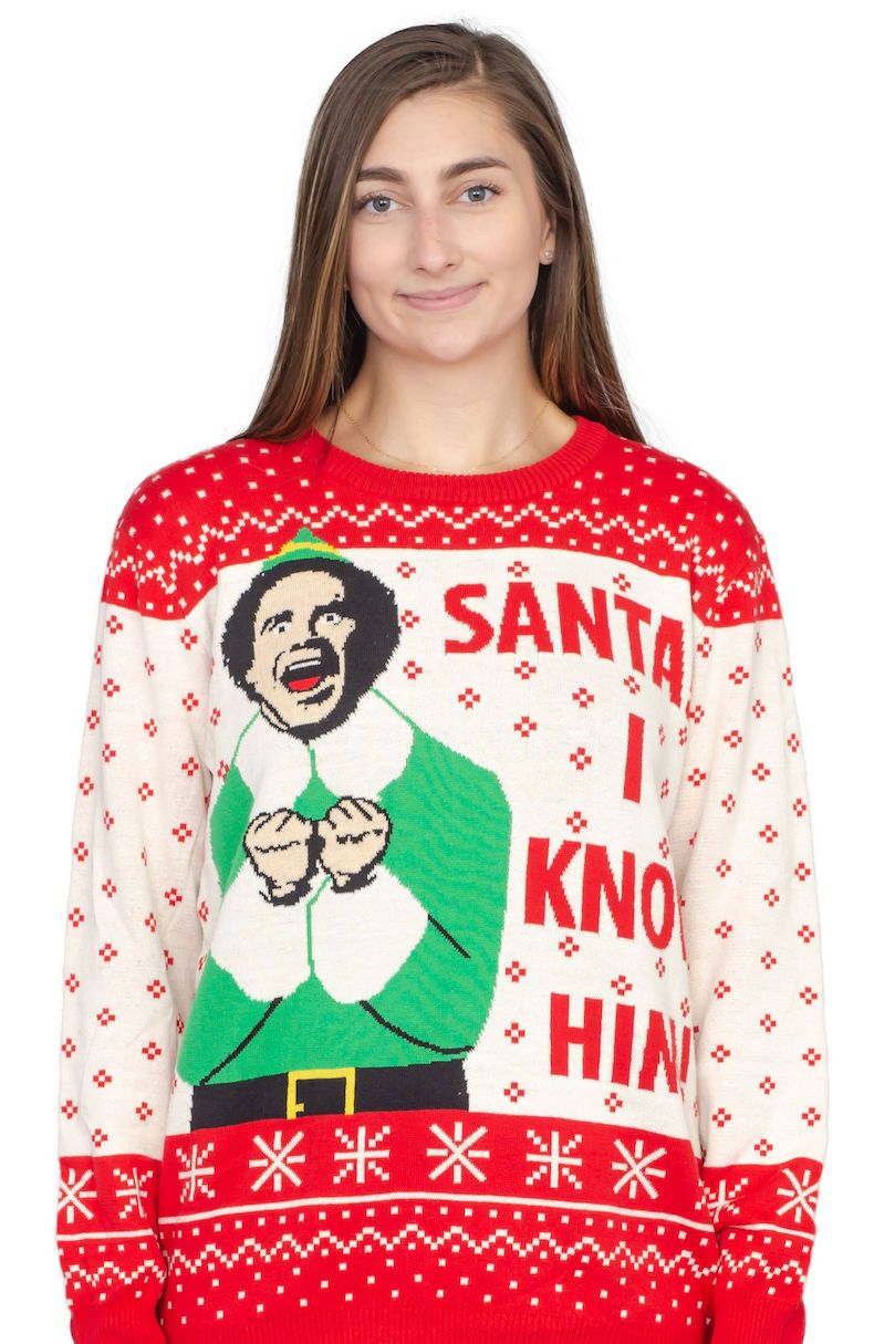 "Santa! I Know Him!" Ugly Christmas Sweater