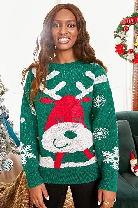 Naughty Reindeer Ugly Christmas Sweater