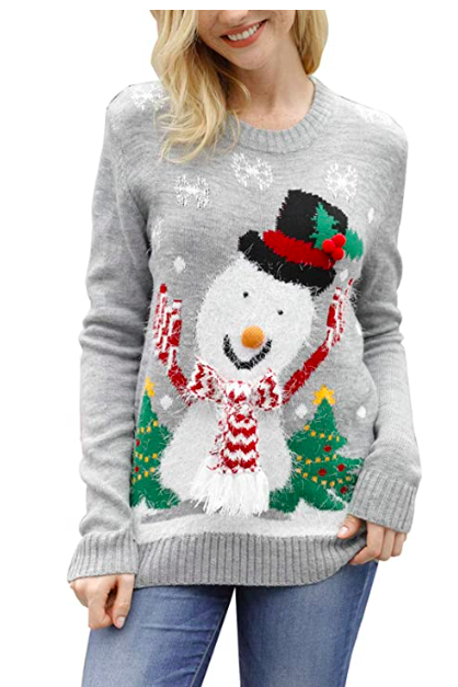 Snowman Pullover Sweater