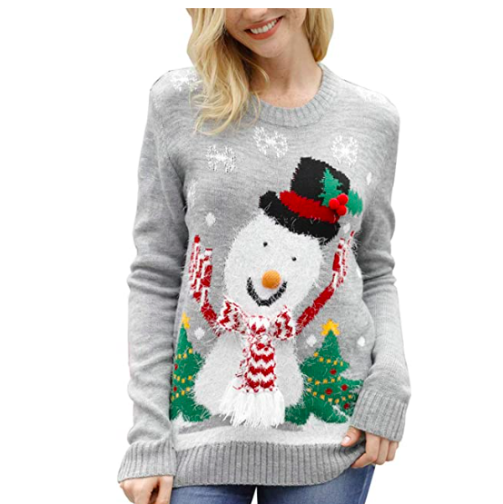 Snowman Pullover Sweater