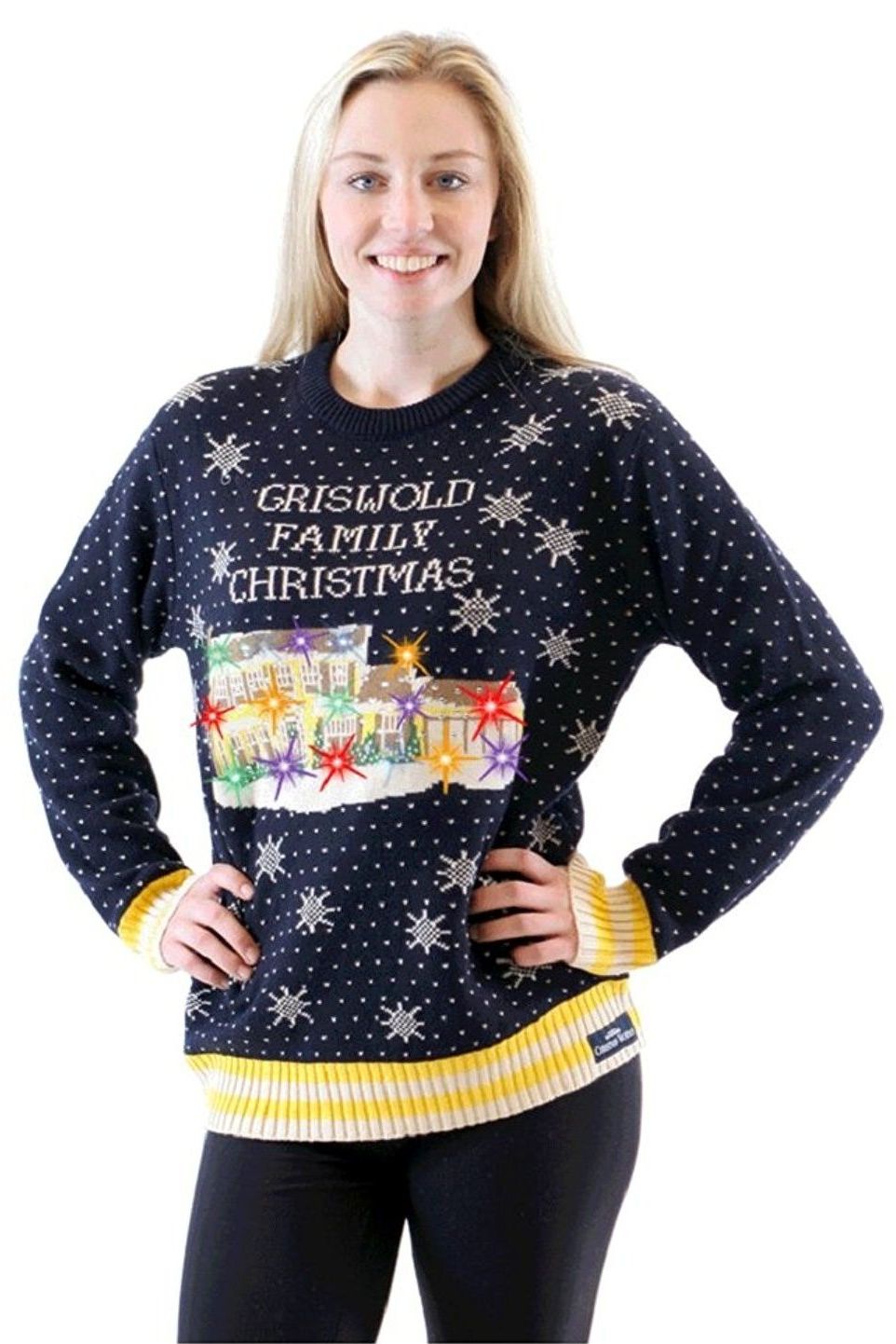 Griswold Christmas Vacation Light-Up Ugly Sweater