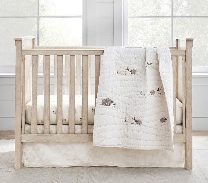 Sleepy Sheep Baby Quilt