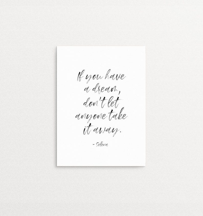 Selena Quintanilla Quote Printable