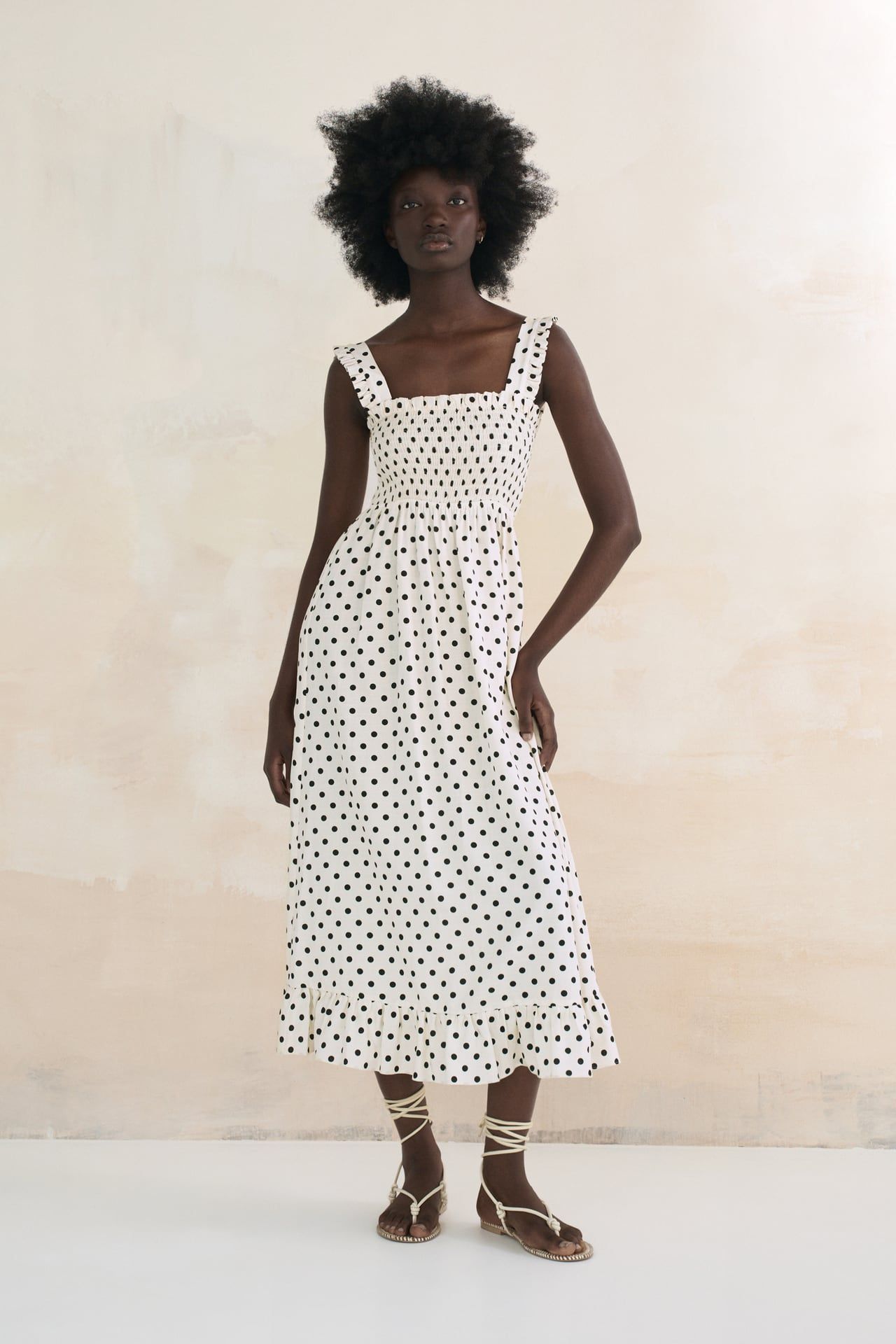 Wardrobe White Polka Dotted Dress with Belt in Mumbai at best price by  Trent Ltd (Corporate Office) - Justdial