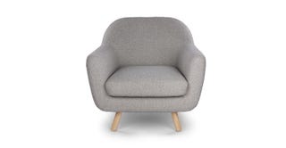 Item Gabriola Dover Gray Bouclé Lounge Chair