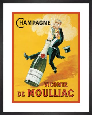 Vicomte de Moulliac Vintage Poster