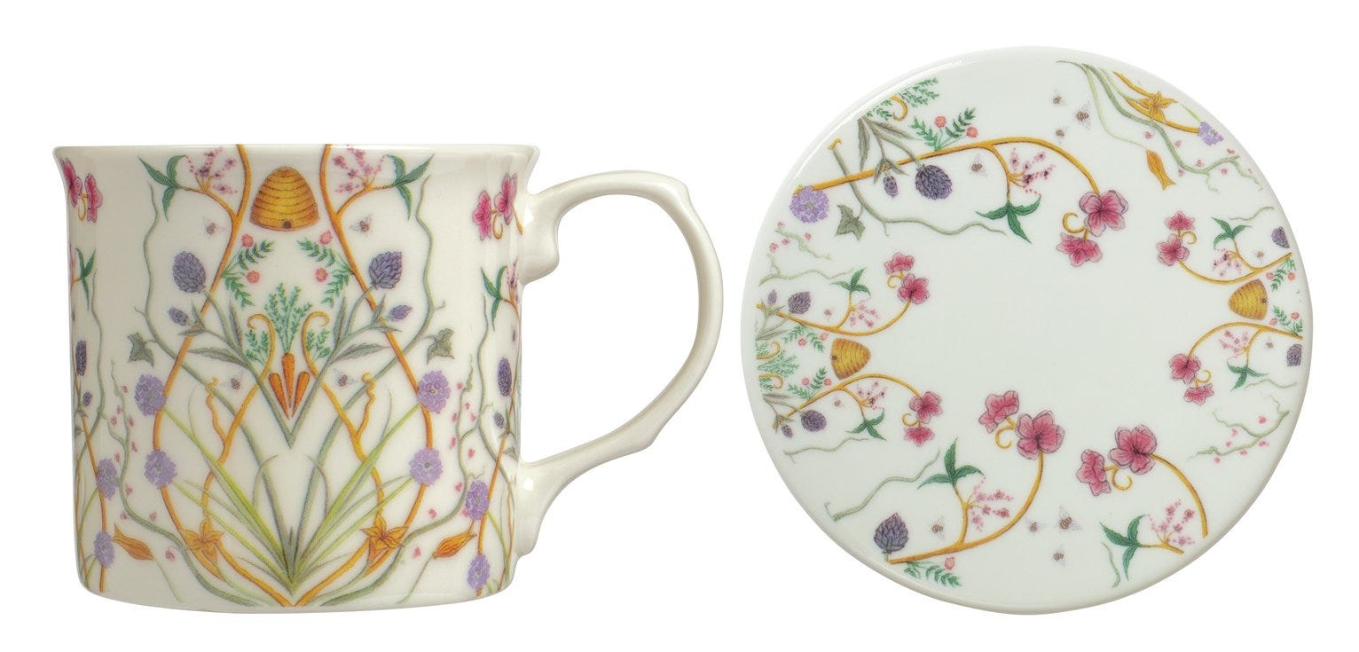 The Chateau By Angel Strawbridge Mug and Coaster Set