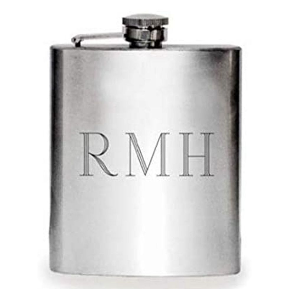 Stainless-Steel Engraved Flask