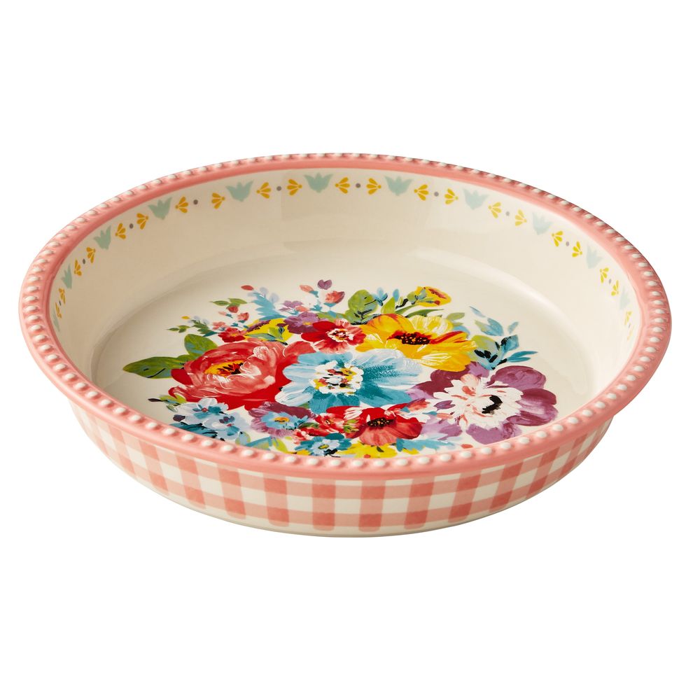 The Pioneer Woman Sweet Romance Blossoms Pie Plate