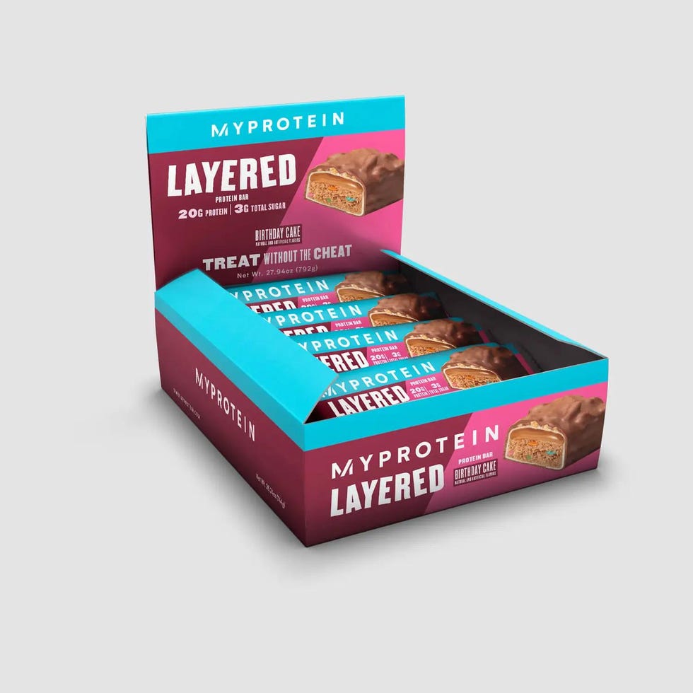 Layered Birthday Cake Bar