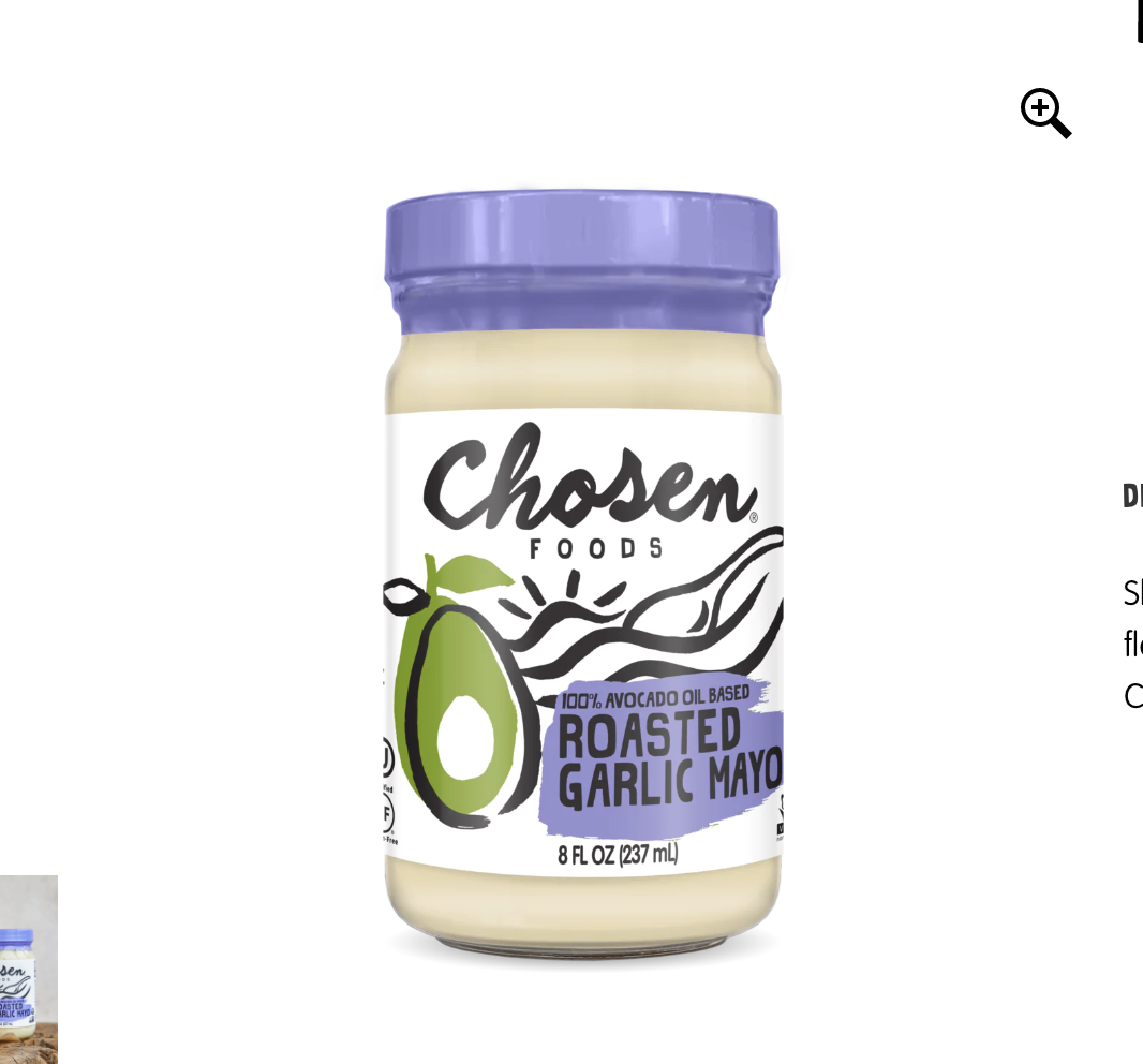 Chosen Foods Roasted Garlic Avocado Oil Mayo
