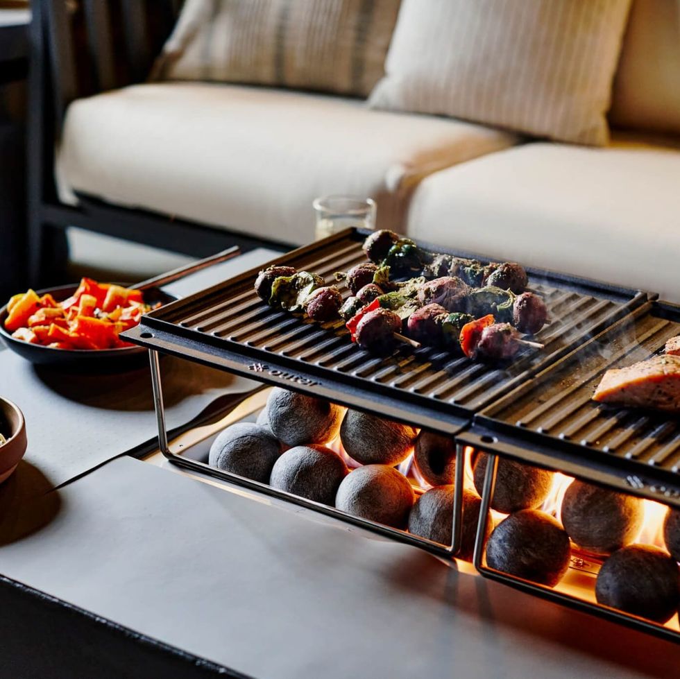Fire Pit Table Cooking Set
