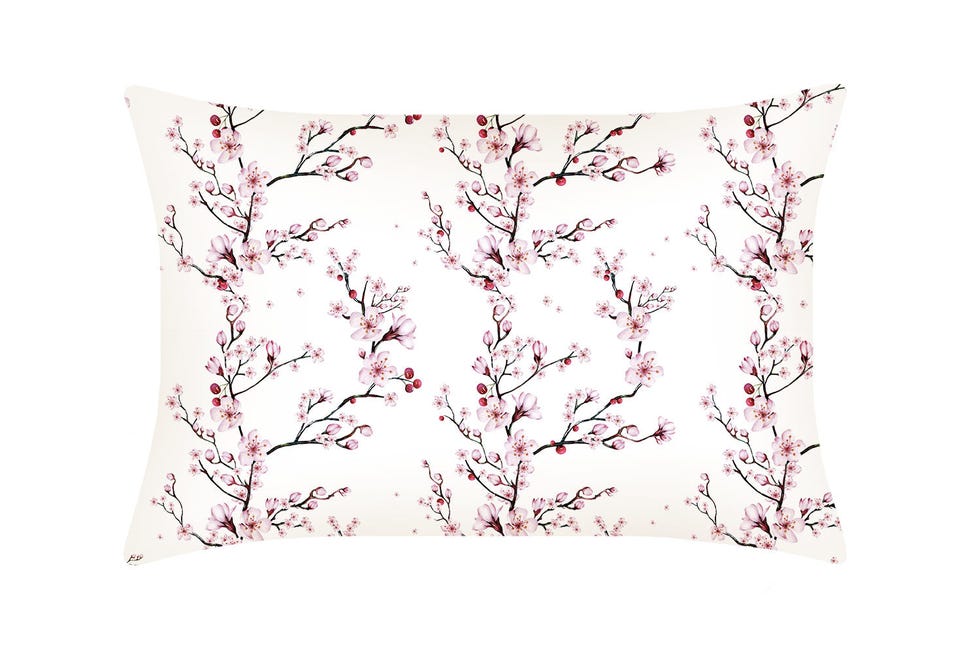 Cherry Blossom Pure Silk Pillowcase, £72 Cherry Blossom Pure Silk Pillowcase, £72