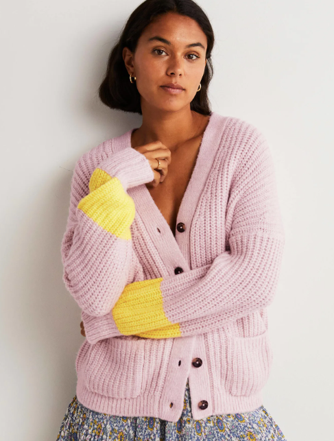 Fluffy Rib Relaxed Cardigan