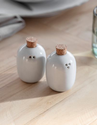 Pair of Ithaca Salt and Pepper Shakers