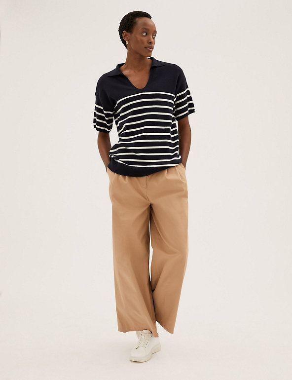Pure Cotton Striped Shirt, M&S Collection