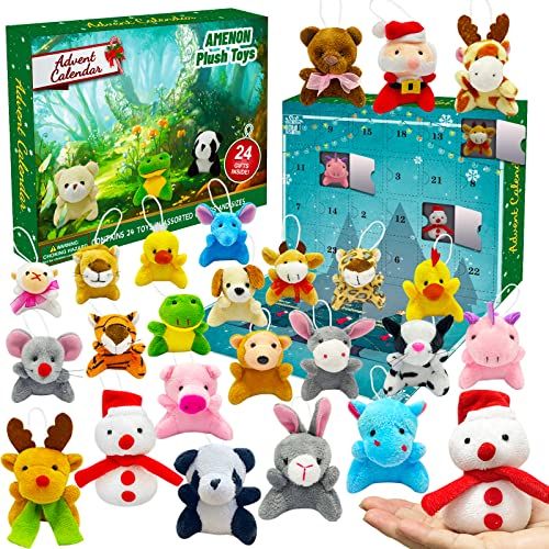 Mini Stuffed Animals Advent Calendar 