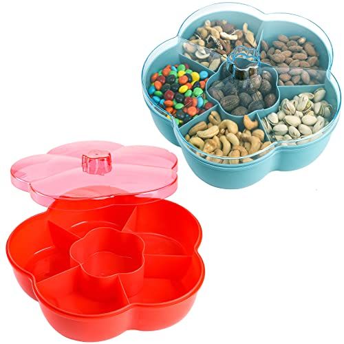 2-Pack Divided Snack Bowls