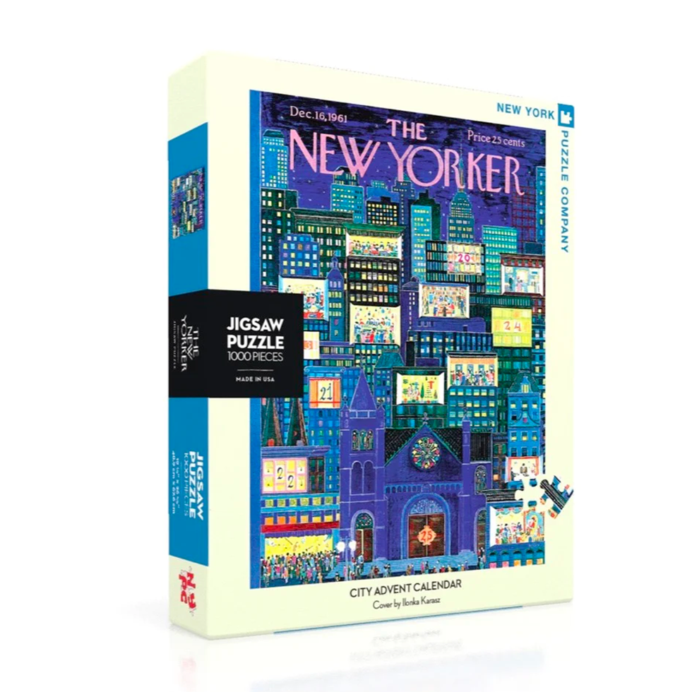 New Yorker City Advent Calendar Jigsaw Puzzle