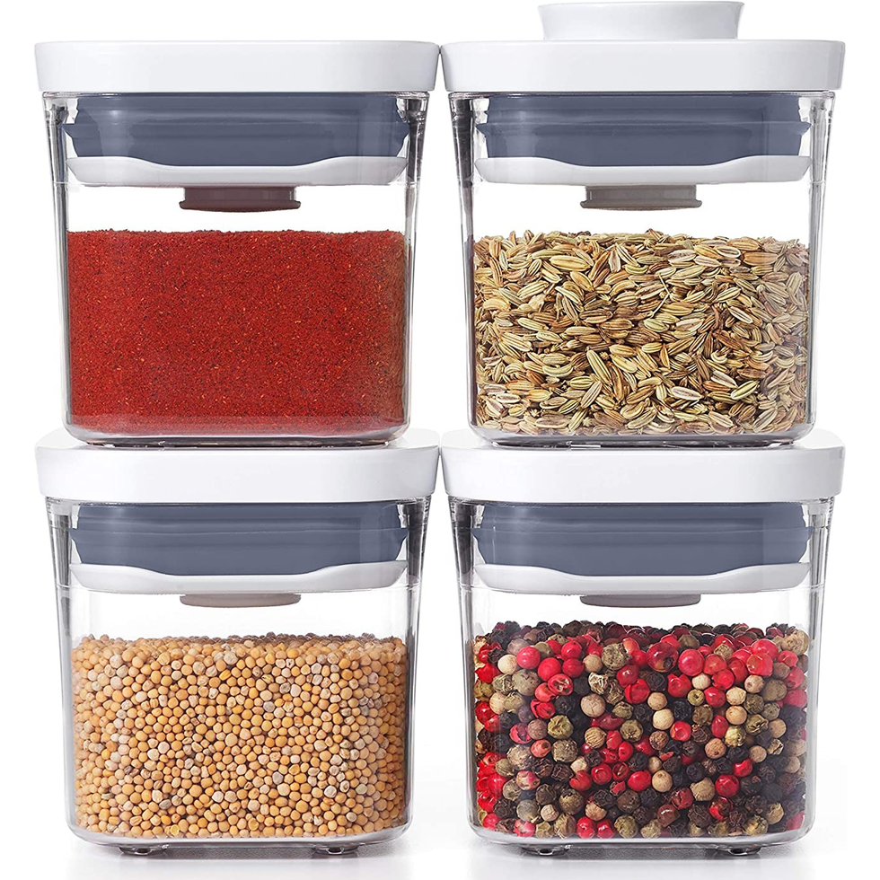 Mini Oval Spice-Herb Jars with Clamp Set of 12 + Reviews