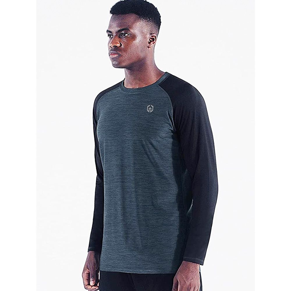 Men's Dry Fit Long-Sleeve Athletic Running Shirts