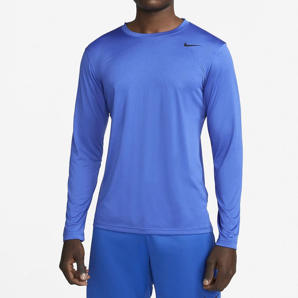 Nike Mens Core Legend 2.0 Long Sleeve Top, Black, Size Medium