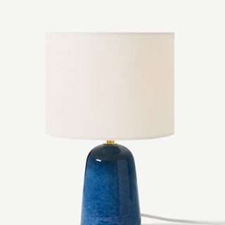 Nooby Table Lamp, Blue Reactive Glaze Ceramic