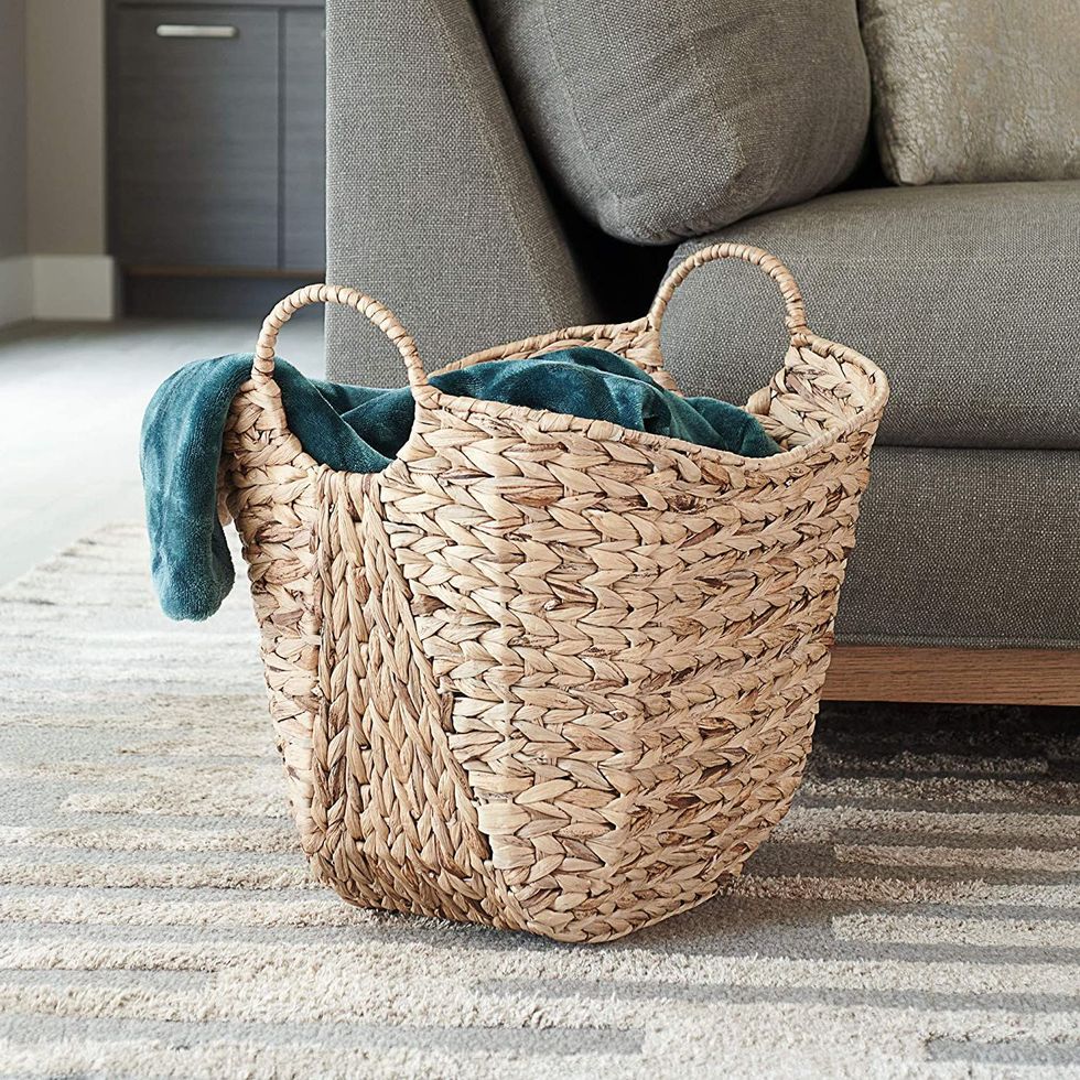 Household Essentials Wicker Basket with Handles