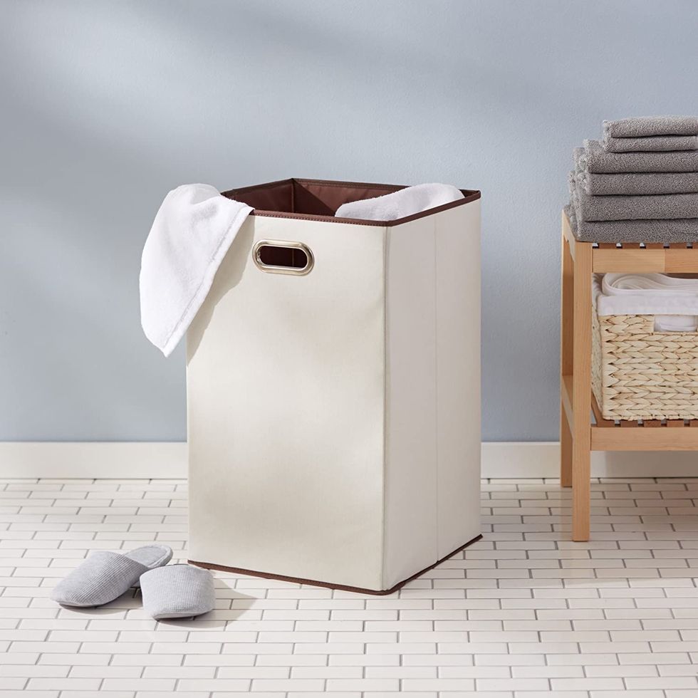Amazon Basics Canvas Laundry Hamper