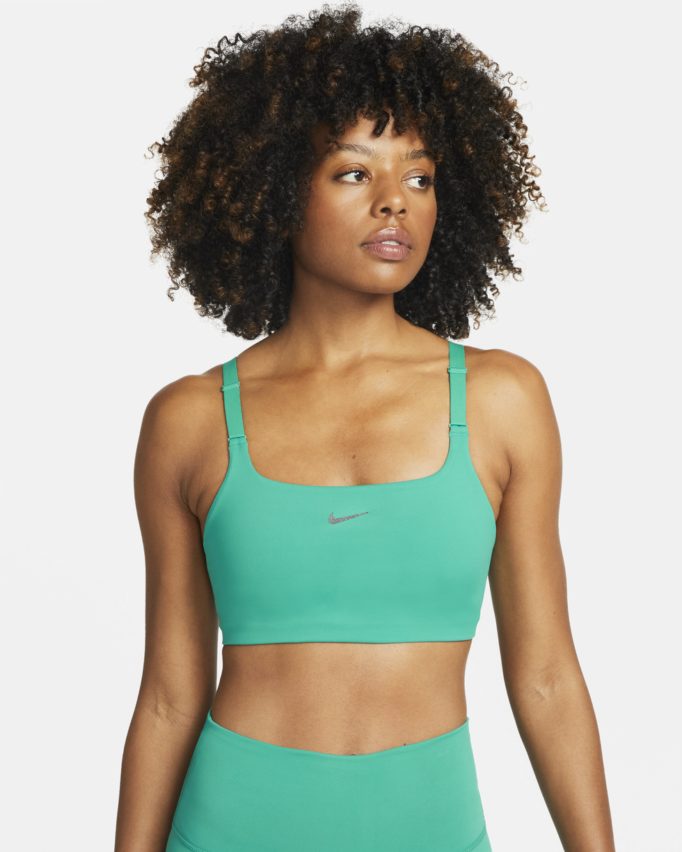 Nike Yoga Favorites light support sports bra in black